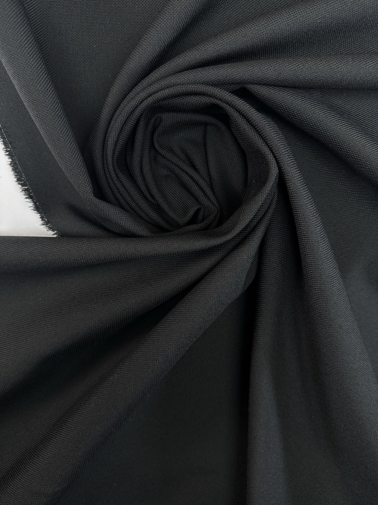 Wool Polyamide Woven Black