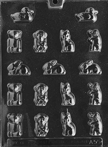 Bite Size Animals Chocolate Mold