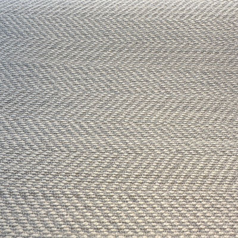 Posh Dove Herringbone Sunbrella Chenille Fabric - Beige Herringbone, 56" Width (1 Yard)