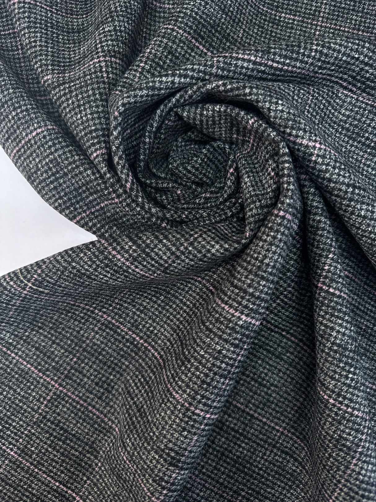 Viscose Blend Houndstooth Suiting