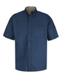 Red Kap Men's Short Sleeve Cotton Dress Shirt
