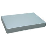 Silver Lustre One Pound Candy Box Lids - 50 Pack