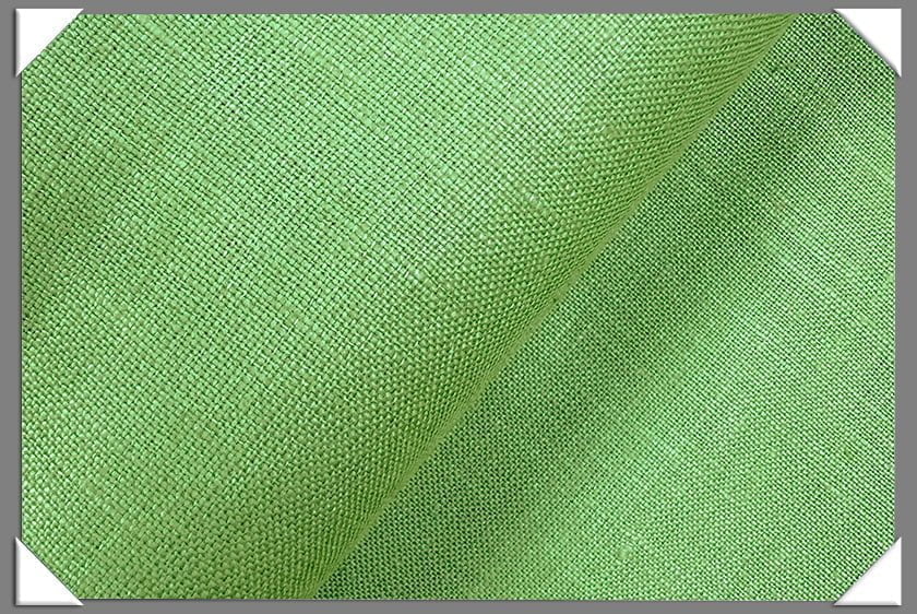 Bright Green Linen Fabric - Bright Green, 58/60" Width (1 Yard)