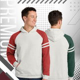 Jerzees® adult NuBlend Varsity Colorblock Hooded Sweatshirt