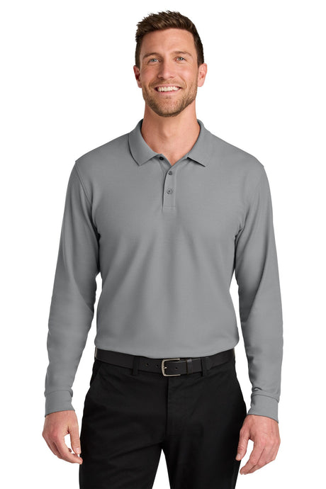 Port Authority® Wearever Signature Pique Long Sleeve Polo