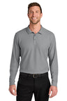 Port Authority® Wearever Signature Pique Long Sleeve Polo