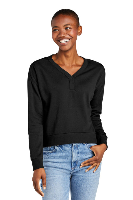 District® Perfect Tri Fleece V-Neck Womens Sweatshirt