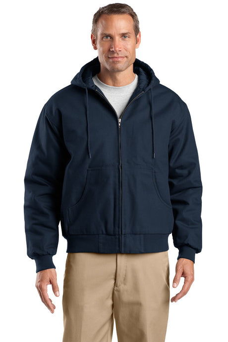 CornerStone® Tall Duck Cloth man Hooded Work Jacket