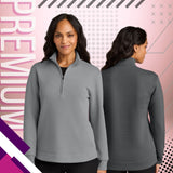 Port Authority® Womens Wearever Signature Double Pique 14-Zip Midweight Pullover