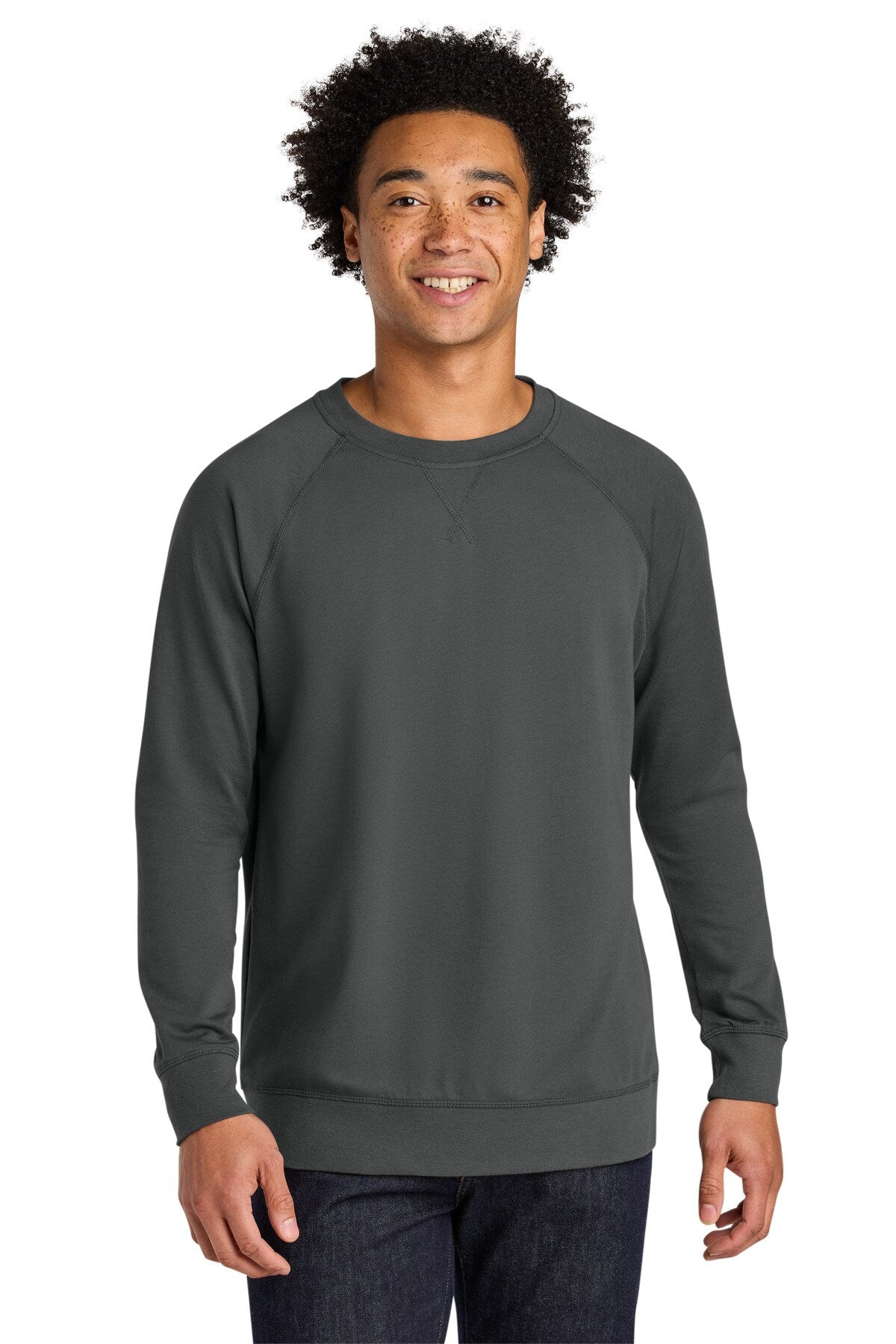 Next Level® Unisex Laguna Raglan Crewneck Long Sleeve Sweatshirt