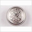 New Silver Matte Metal Blazer Button - 24L/15mm