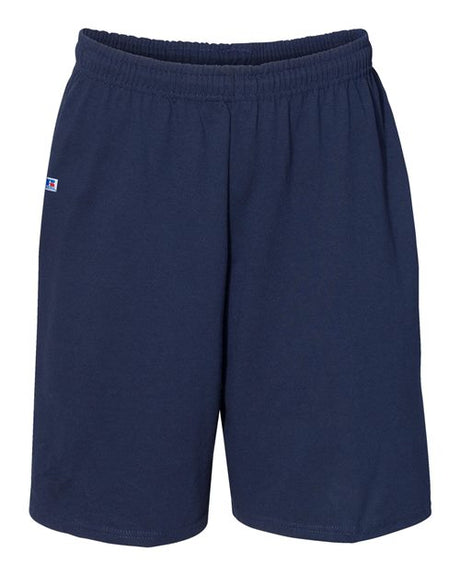 Russell Athletic Men's Cotton Classic Jersey Shorts with Pockets