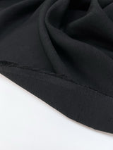 Linen Acetate Dress Fabric Black