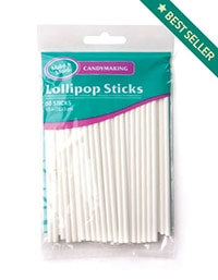 4-1/2" x 5/32" Paper Sucker Sticks - 50 Pack