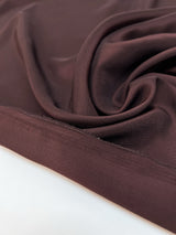 Viscose Lining Red Brown Stretch