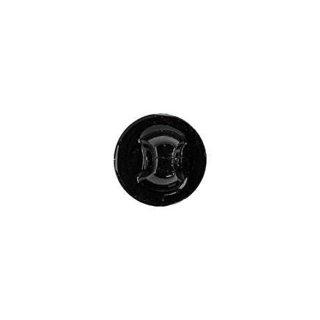 Black Glass Button - 18L/11.5mm