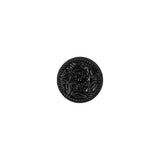 Black Glass Button - 18L/11.5mm