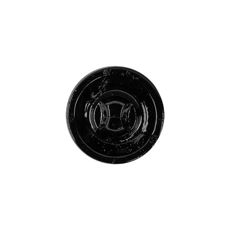 Black/Platinum Glass Button - 28L/18mm