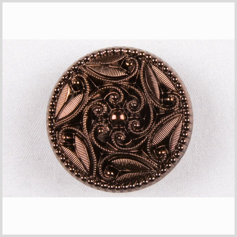 Copper Glass Button - 22L/14mm