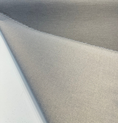Sunbrella Flagship Solution-Dyed Acrylic Fabric - Pewter Gray, Specialty Weave, 54" Width (By The Yard)