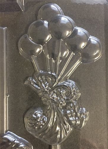 Baby and Balloons Pop Chocolate Mold