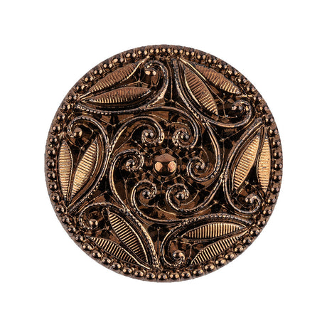 Copper Glass Button - 40L/25.5mm