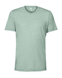 Retail fit triblend tee in Black Heather, Gray Triblend, Navy and White for lifestyle apparel