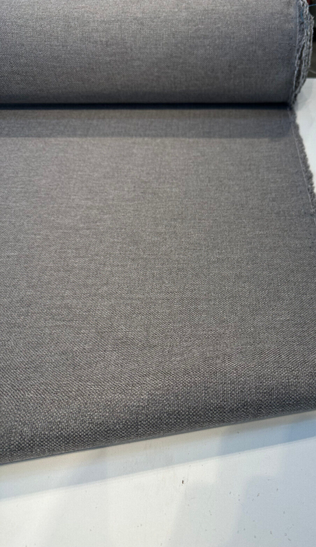 Sunbrella Verona Sunbrella Acrylic Fabric - Stone Gray, Woven Linen-Like Texture, 54" Width (1 Yard)