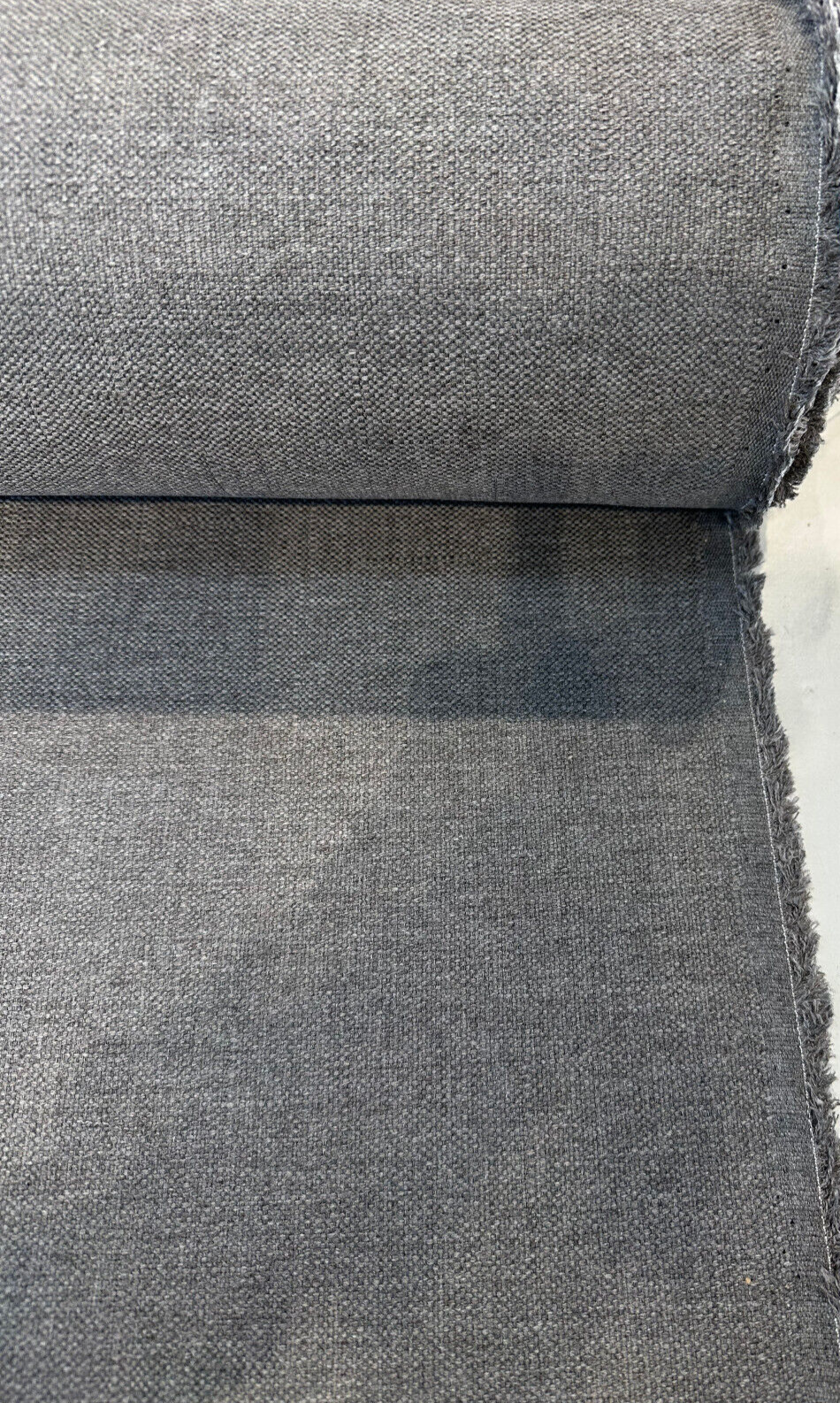 Sunbrella Verona Sunbrella Acrylic Fabric - Stone Gray, Woven Linen-Like Texture, 54" Width (1 Yard)