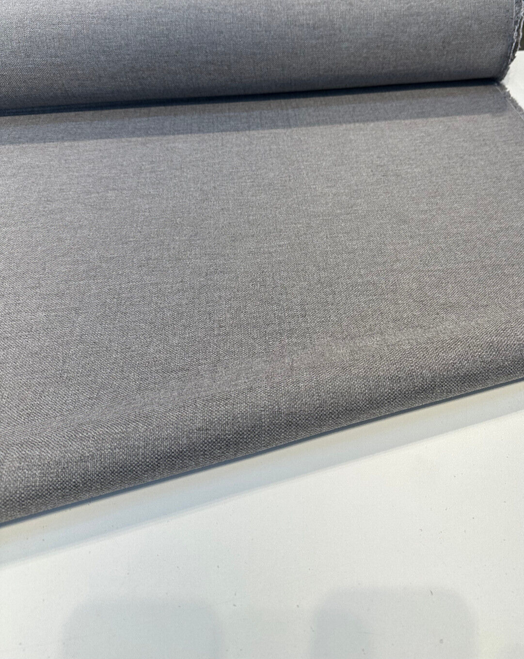 Sunbrella Verona Sunbrella Acrylic Fabric - Stone Gray, Woven Linen-Like Texture, 54" Width (1 Yard)