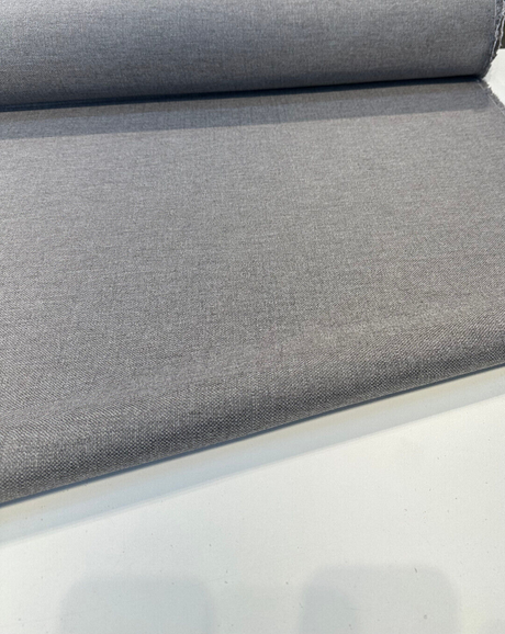 Sunbrella Verona Sunbrella Acrylic Fabric - Stone Gray, Woven Linen-Like Texture, 54" Width (1 Yard)