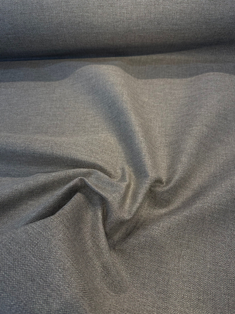 Sunbrella Verona Sunbrella Acrylic Fabric - Stone Gray, Woven Linen-Like Texture, 54" Width (1 Yard)
