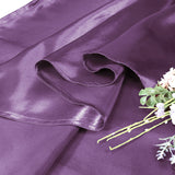 Round Satin Tablecloth 120" Wisteria