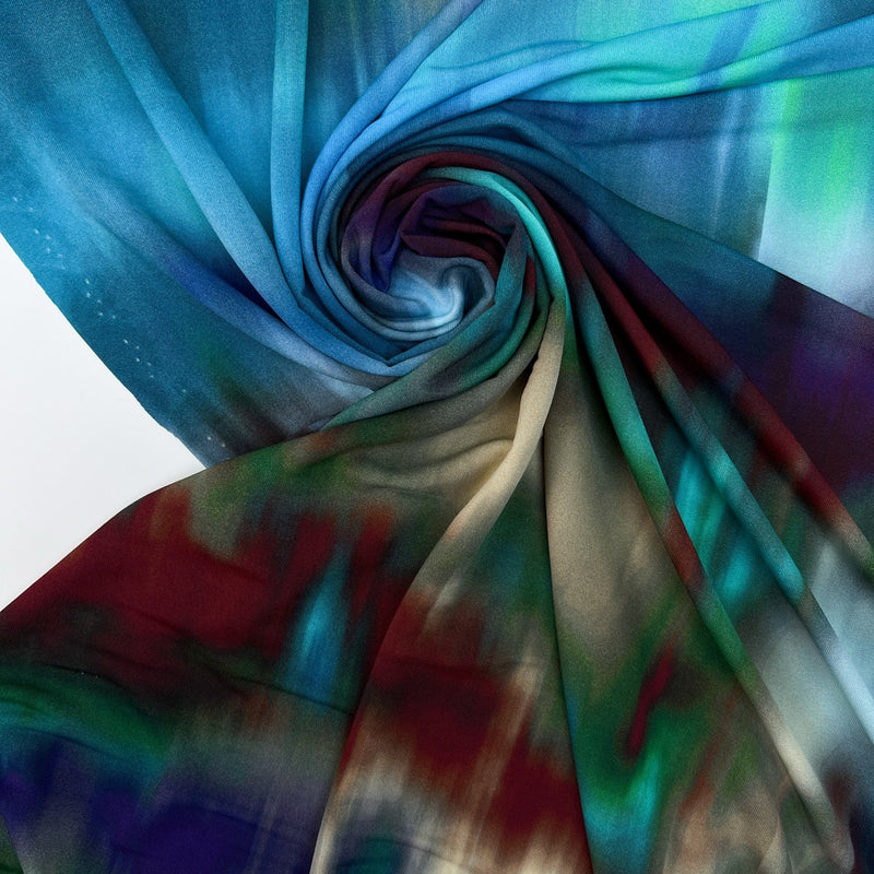Viscose Stretch Knitted Fabric Multicolour