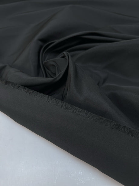Black Polyamide Rep Weave Fabric