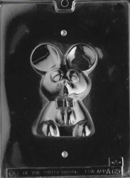 3D Mouse Chocolate Mold - Front - LPA065A
