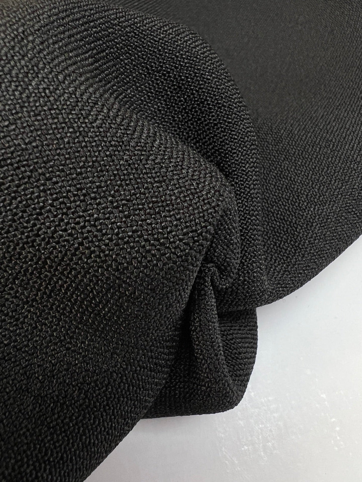Black Viscose Crepe Fabric
