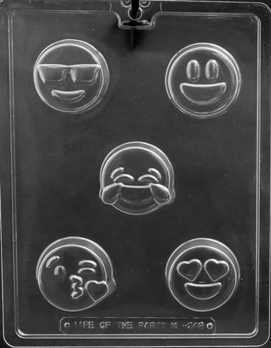 Emoji Sandwich Cookie Chocolate Mold - LPM249
