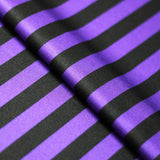 Lucky Stripes Polyester Spandex Fabric - Multi Stripe Print, 58/60" Width (1 Yard)