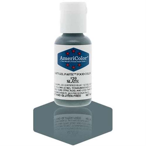 Slate Soft Gel Paste Food Color - AmeriColor 139