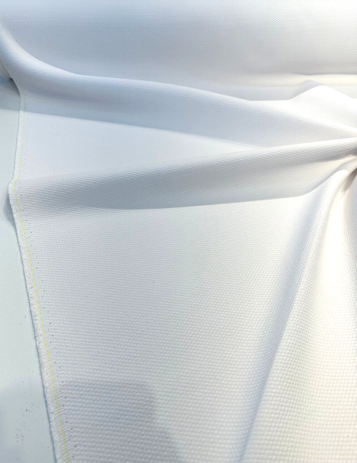 Sunbrella Castillo White Acrylic Fabric - White Solid, Outdoor Upholstery, 54" Width (1 Yard)