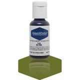 Moss Green Soft Gel Paste Food Color - AmeriColor 144