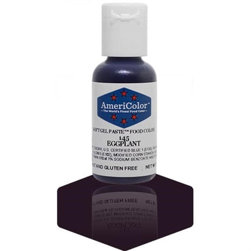 Eggplant Soft Gel Paste Food Color - AmeriColor 145