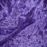 Panne Crush Stretch Velvet Polyester Fabric - Baby Blue, 60" Width, 2-Way Stretch (1 Yard)