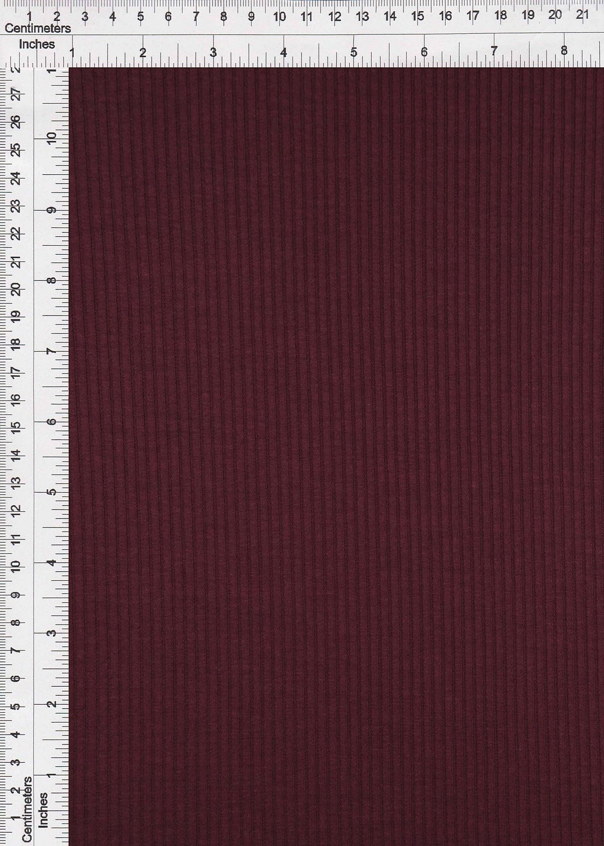 Rib Solid Stretch Knit Fabric