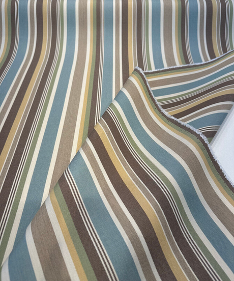 Brannon Seaglass Sunbrella Acrylic Fabric - Seaglass Stripe, 54" Width (1 Yard)