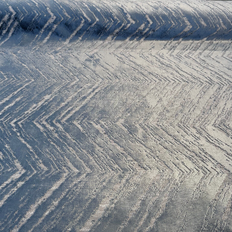 Zermatt Velvet Slate Upholstery Dv Kap Fabric - Slate, Heavyweight, 13.5" Horizontal Repeat, 17" Vertical Repeat (1 Yard)