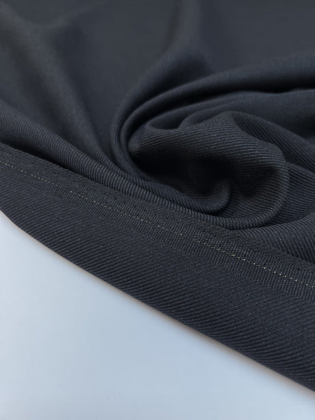 Wool Twill Blue Black
