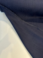 Sawyer Blue Midnight Italian Vagatex Upholstery Drapery Fabric - Midnight Blue, Linen Look, 54" Width (1 Yard)