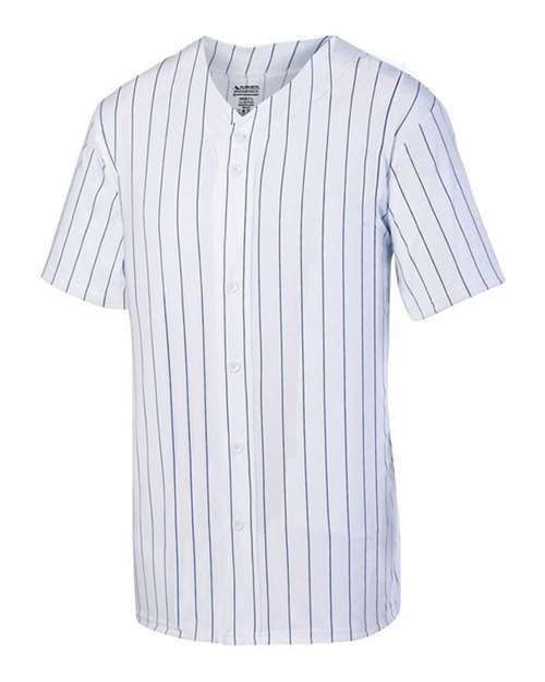 Youth Pinstripe Full Button Baseball Jersey